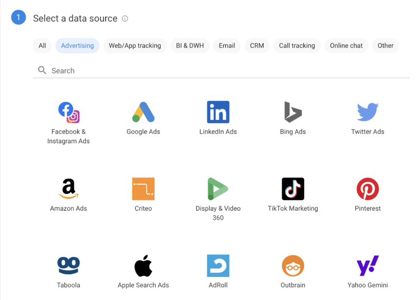 OWOX BI 파이프라인 설정