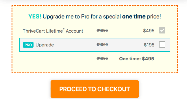 مثال تسعير ThriveCart