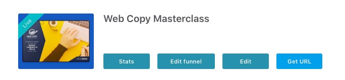 مثال على بيع دورة ThriveCart