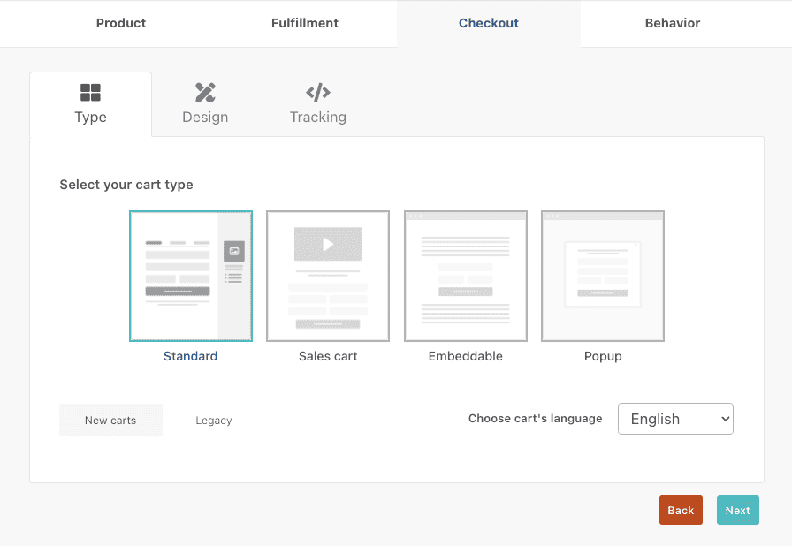 مثال على صفحة الخروج من ThriveCart الثاني