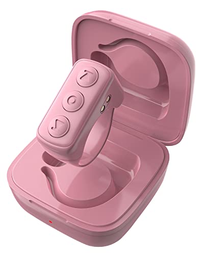 TikTok Uzaktan Kumanda Kindle App Sayfa Çevirici, Bluetooth Kamera Video Kayıt Uzaktan Kumandası, iPhone, iPad, iOS, Android için TIK Tok Kaydırma Halkası - Pembe