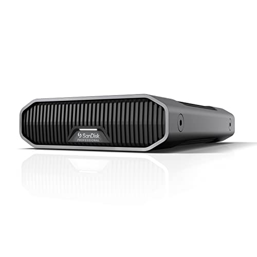 Disco rigido esterno desktop SanDisk Professional da 4 TB G-Drive di classe Enterprise - HDD interno Ultrastar da 7200 giri/min, USB-C (10 Gbps), USB 3.2 Gen 2, predisposto per Mac - SDPHF1A-004T-NBAAD