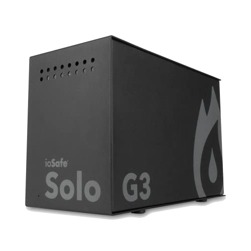 ioSafe Solo G3; Memoria esterna da 4 TB, nera, ignifuga/impermeabile; USB 3.0; DRS di 2 anni