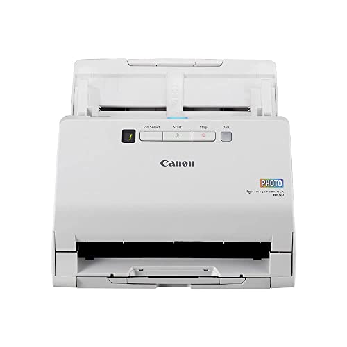 Canon imageFORMULA RS40 Scanner per foto e documenti, con alimentatore automatico di documenti | Windows e Mac | Scansiona foto - Colori vivaci - Interfaccia USB - 1200 DPI - Alta velocità - Installazione semplice