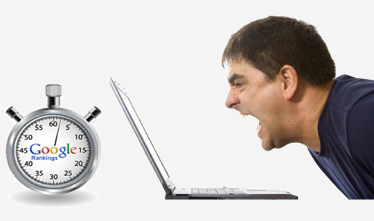 Google-SEO-Ranking-Langsame-Seitengeschwindigkeit