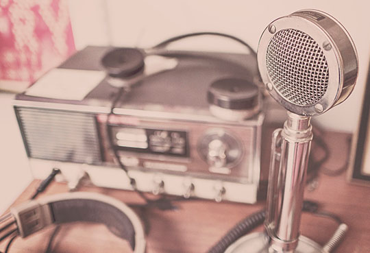 odbiornik audio dźwięk głośnik radiowy mikrofon