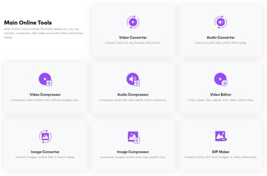 メディア-io-オンライン-UniConverter-ツール