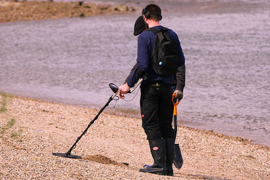 보물 찾기 금속 탐지기 검색 신호 찾기