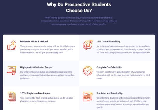 Essayservice-landing-page-content