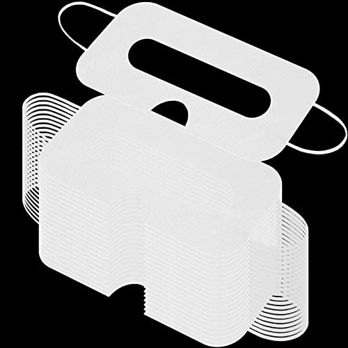 500 ชิ้นหน้ากาก VR แบบใช้แล้วทิ้งหน้ากากปิดตาระบายอากาศ VR ฝาครอบใบหน้าไม่ทอผ้าอนามัย Universal Gear VR Padding VR Face Mask สวมใส่ได้อุปกรณ์เสริม VR เข้ากันได้กับชุดหูฟังเสมือนจริง (สีขาว)