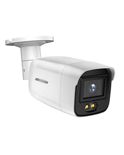 DS-2CD2047G2-LU 2.8mm HIK 4MP 2K Color Vu Bullet Network IP PoE Cameră de supraveghere de securitate, Detectie inteligentă, Microfon încorporat, NVR Hikvision compatibil, Upgrade la versiunea internațională