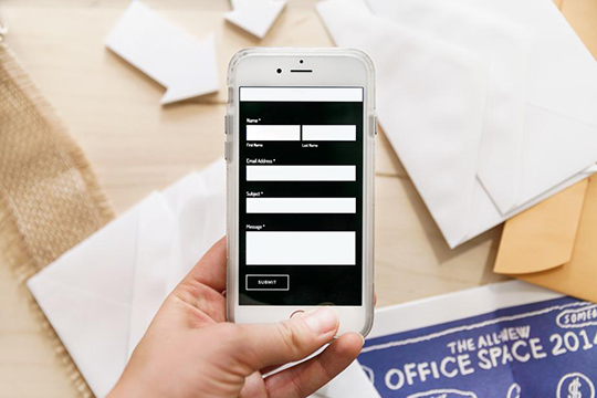 モバイルお問い合わせフォーム