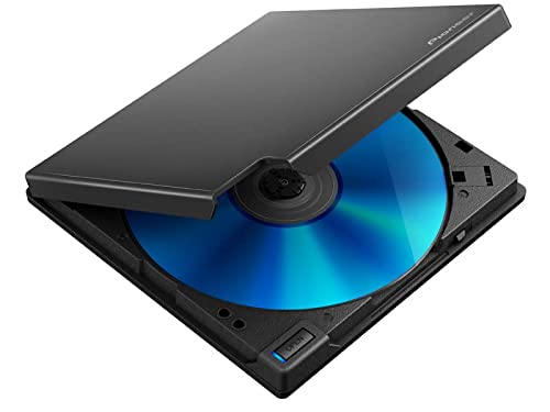 PIONEER 外置蓝光驱动器 BDR-XD08B USB 3.2 Gen1 (USB Type-C) / 2.0 超薄便携式 BD/DVD/CD 刻录机