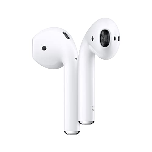 Apple AirPods(第 2 代)无线耳塞,含闪电充电盒。超过 24 小时的电池寿命,轻松设置。 iPhone 蓝牙耳机