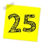 Nummer-Rang-Bewertung-Punkte-Reihenfolge-25