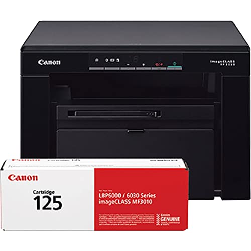Canon imageCLASS MF3010 VP kabelgebundener Monochrom-Laserdrucker mit Scanner, USB-Kabel im Lieferumfang enthalten, Schwarz