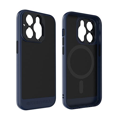 FREEWELL Seri Sherpa Kompatibel dengan Casing iPhone (14 Pro Max) Biru