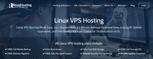 Rosehosting-managed-linux-vps-hosting-zrzut ekranu