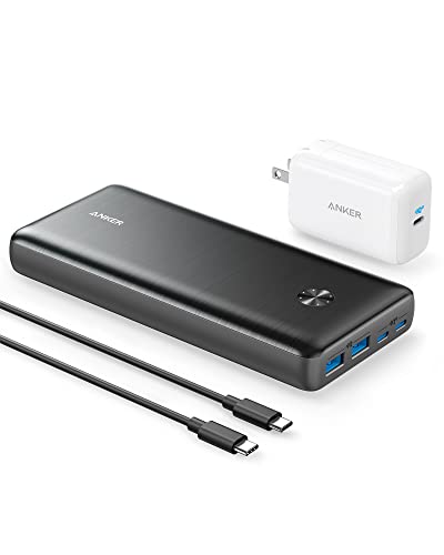 Anker 747 移动电源(适用于笔记本电脑的 PowerCore 26K),最大输出功率为 87W,配备 65W USB-C 充电器,适用于 MacBook Pro、戴尔 XPS、Microsoft、Pixelbook、iPhone 13 系列、三星、iPad Pro 等