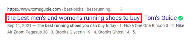 Beispiel für schlechte SEO-Meta-Tags