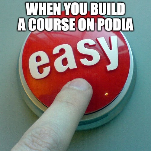 Podia デジタル オンライン コースの例 2