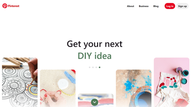 Pinterest-sito-screenshot