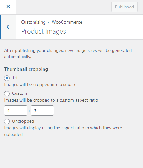Dasbor-gambar-produk-wooCommerce