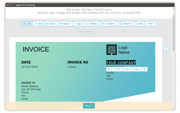 Sejda-PDF-桌面编辑器