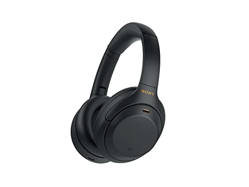 Sony WH-1000XM4 Auriculares inalámbricos premium con cancelación de ruido con micrófono para llamadas telefónicas y control de voz de Alexa, negro WH1000XM4
