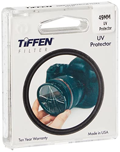 Tiffen 49UVP 49mm filtro obiettivo fotocamera protezione UV, nero