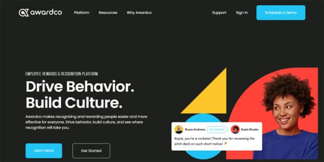 Awardco 従業員報酬表彰プラットフォーム