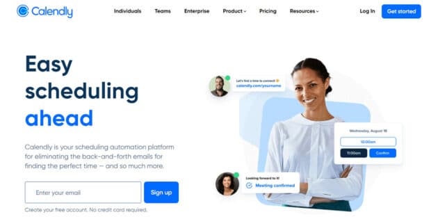 Calendly オンライン予約スケジュール ソフトウェア