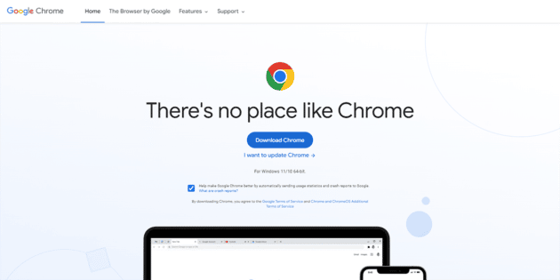 Oprogramowanie-komputerowe-Google-Chrome-laptop