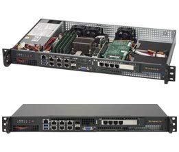 Supermicro SuperServer 5018D-FN8T Xeon D 1U Rackmount, 10GbE, SFP+, 32 GB & 512 GB M.2