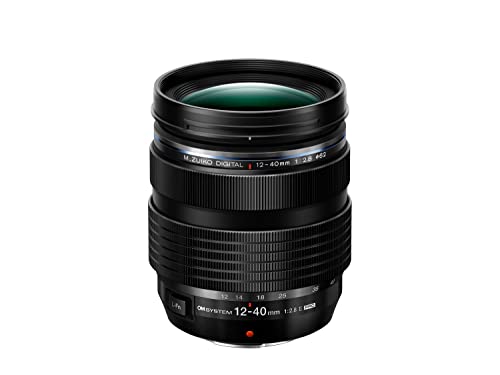 OM System M.ZUIKO DIGITAL ED 12-40mm F2.8 PRO II マイクロフォーサーズシステムカメラ用 耐候性密閉設計 フッ素コート MFクラッチ コンパクトズームレンズ