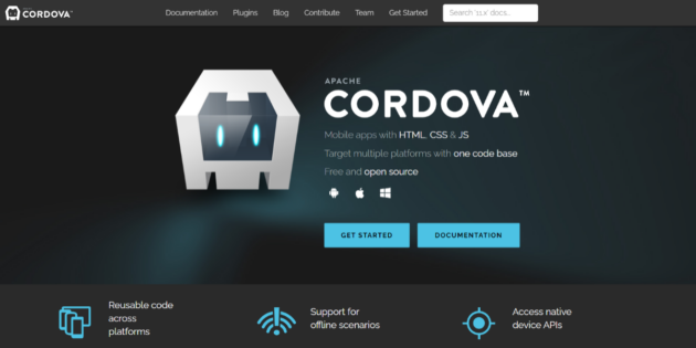 cordova.apache.org لقطة شاشة