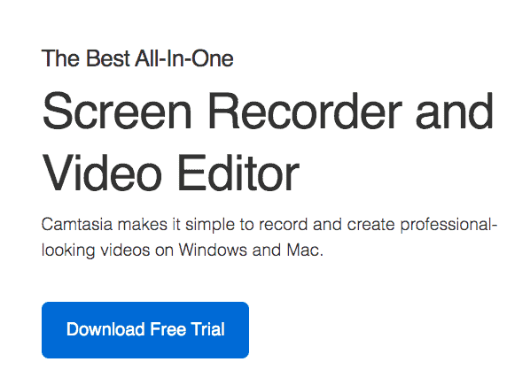 Bildschirmaufzeichnungstools für Online-Ersteller – Camtasia