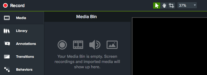 Wie man mit Camtasia aufnimmt