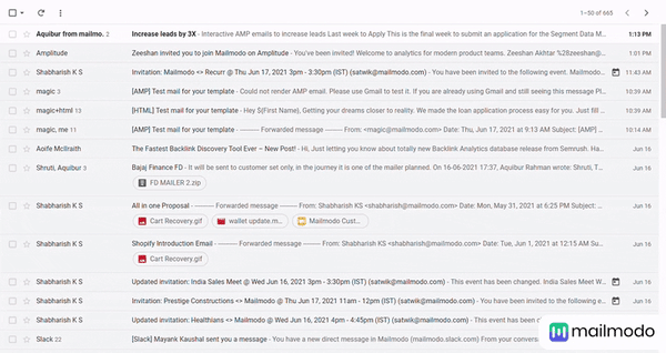 インタラクティブメールによるイベント登録