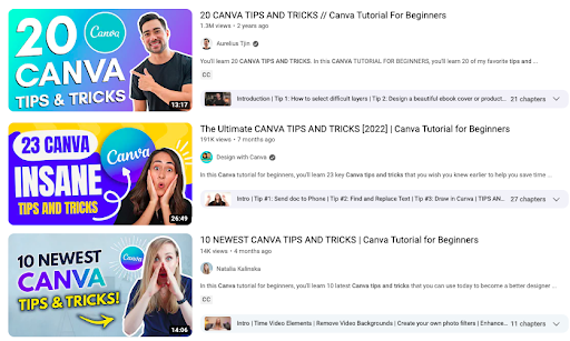 Пользовательский контент Canva