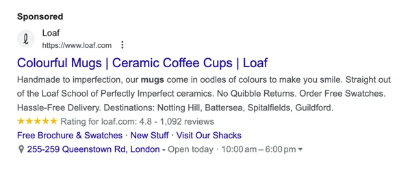 Prácticas recomendadas para las extensiones de texto destacado de Google Ads