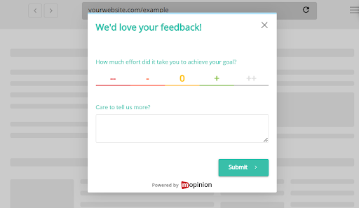 客户努力得分 (CES)