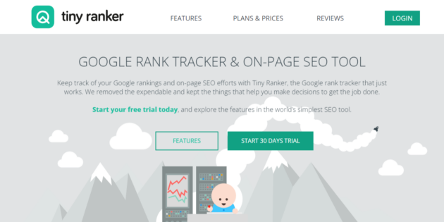 Tiny-Ranker-Google-Rank-tracking tool-on-page-SEO-tool-screenshot