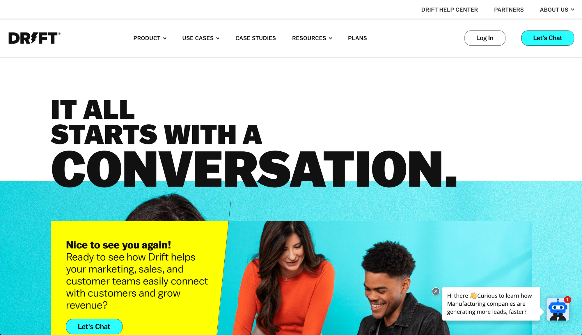 Drift - AI Chatbots para atención al cliente