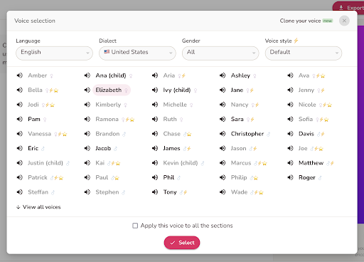 AI が生成したナレーション