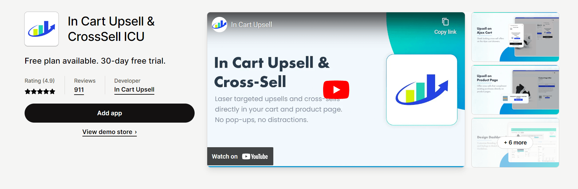 Shopify için ek satış uygulaması