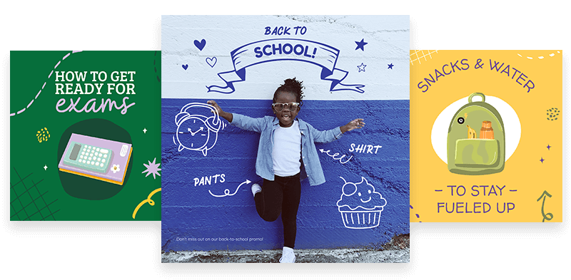 Powrót do szkoły Media społecznościowe