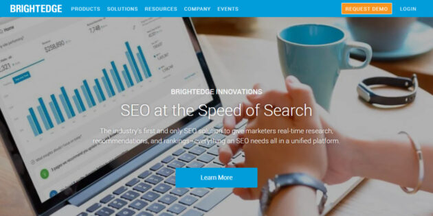 BrightEdge-Enterprise-SEO-Platform-Content-Marketing-Solution-Tool-Software-Platform-capture d'écran