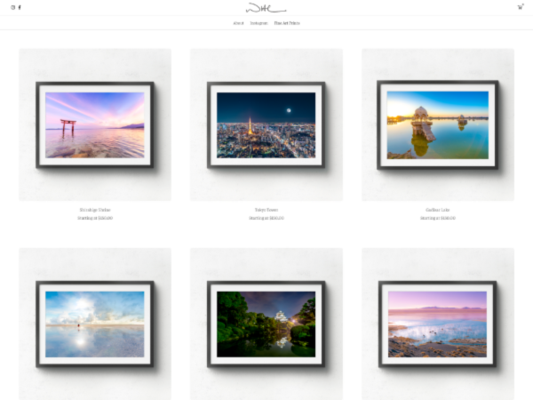 Fine Art Prints se vând prin exemplu online