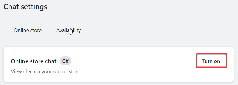 Attiva la chat del negozio online - Come aggiungere la chat dal vivo ai negozi Shopify?